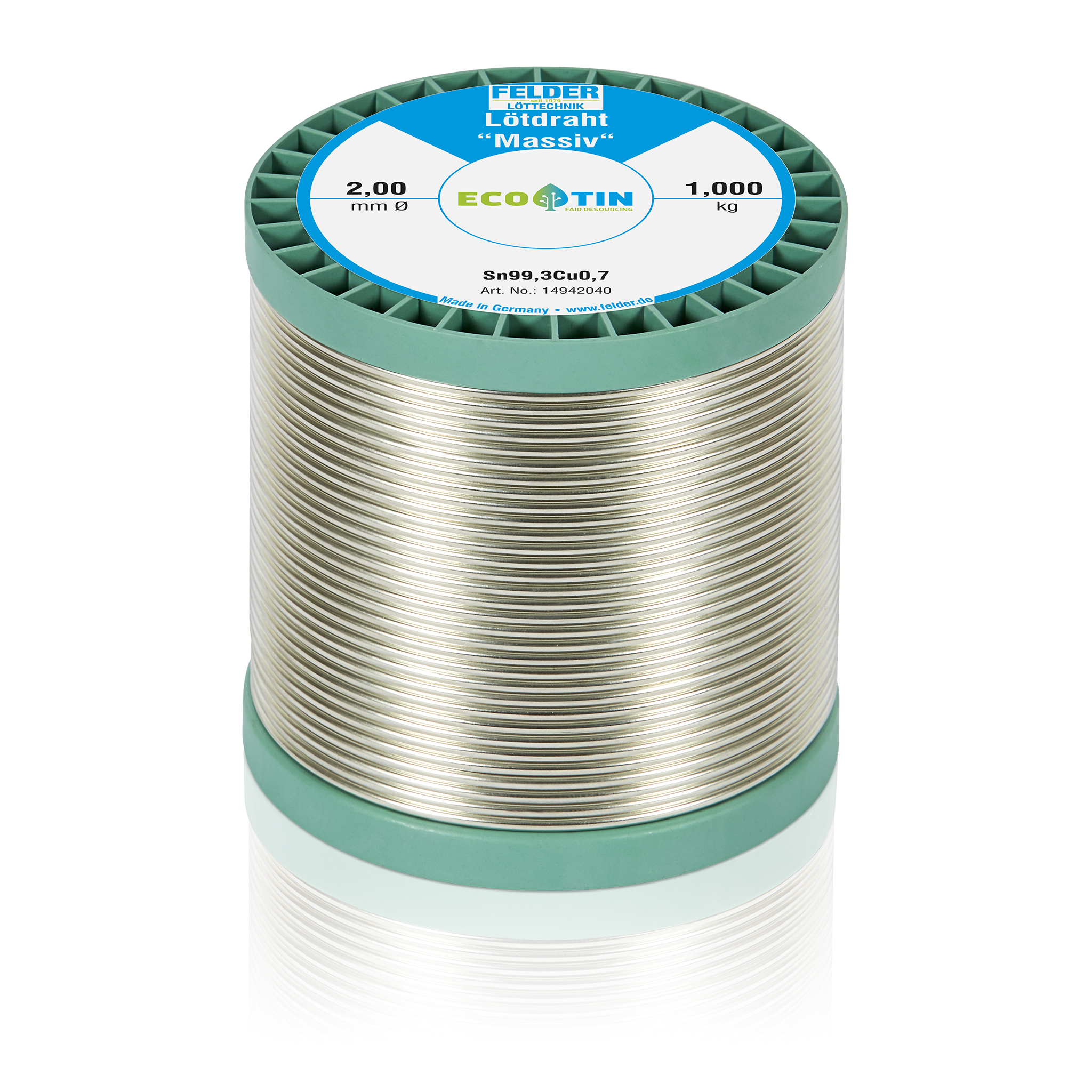 Solder wire "Massiv" Sn99.3Cu0.7