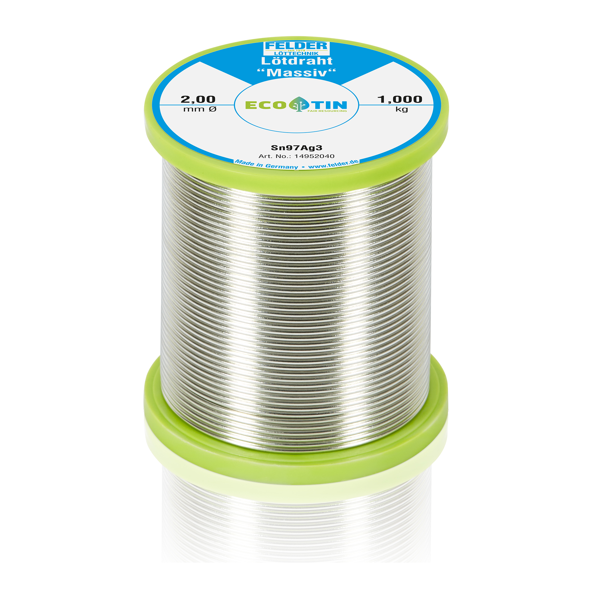 Lötdraht "Massiv" Sn97Ag3