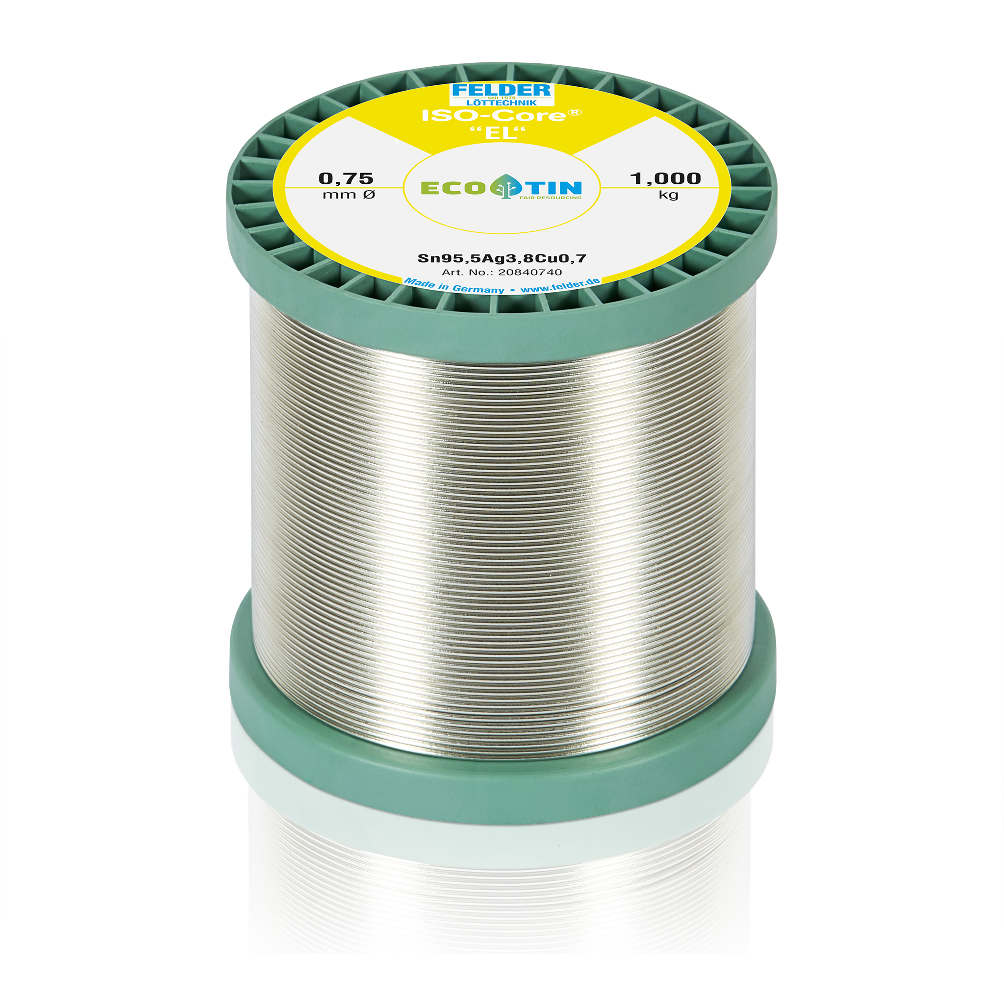 Lötdraht ISO-Core® "EL" Sn95,5Ag3,8Cu0,7