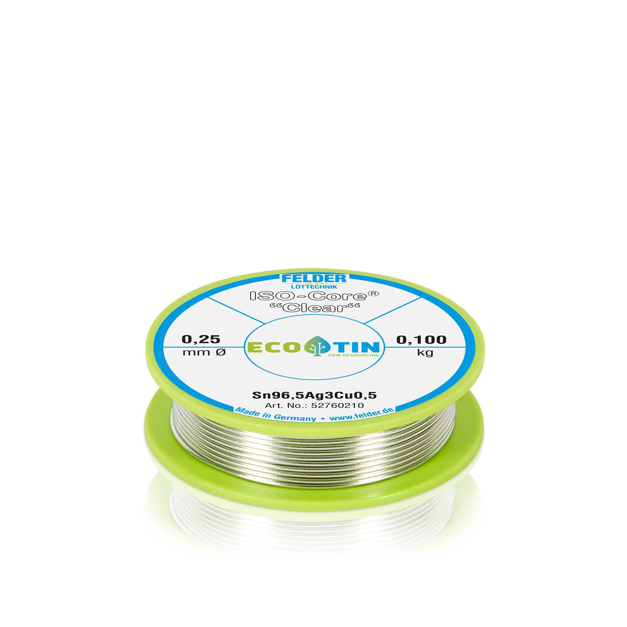 Lötdraht ISO-Core® "Clear" Sn96,5Ag3,0Cu0,5