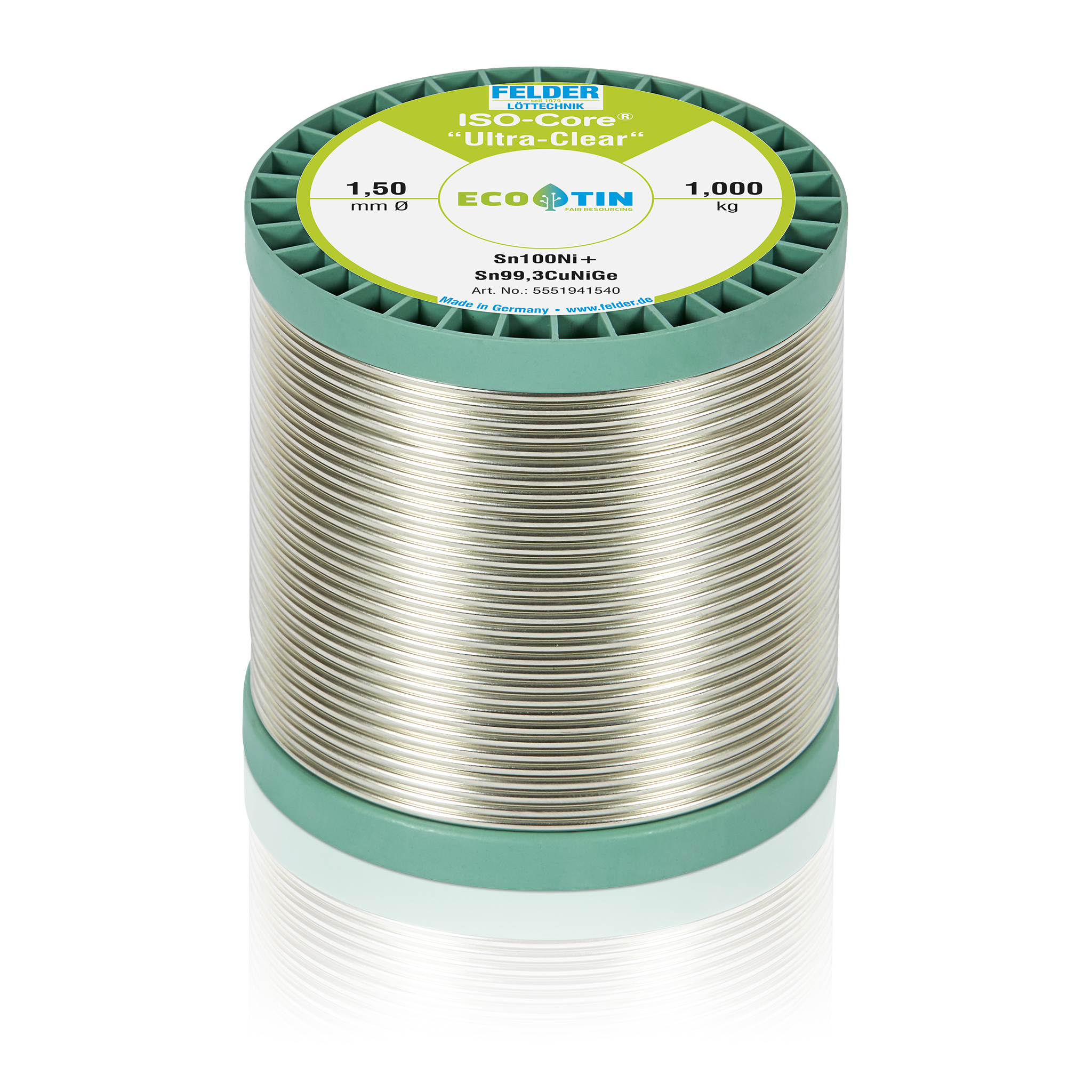 Lötdraht ISO-Core® "Ultra-Clear" Sn100Ni+