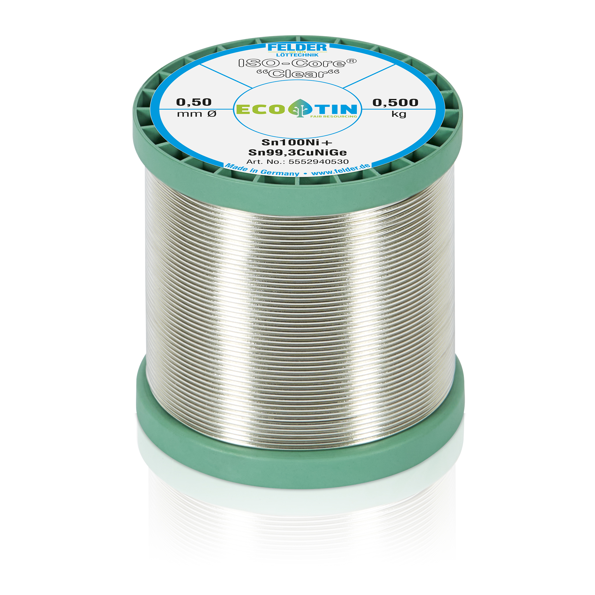 Lötdraht ISO-Core® „Clear“ Sn100Ni+