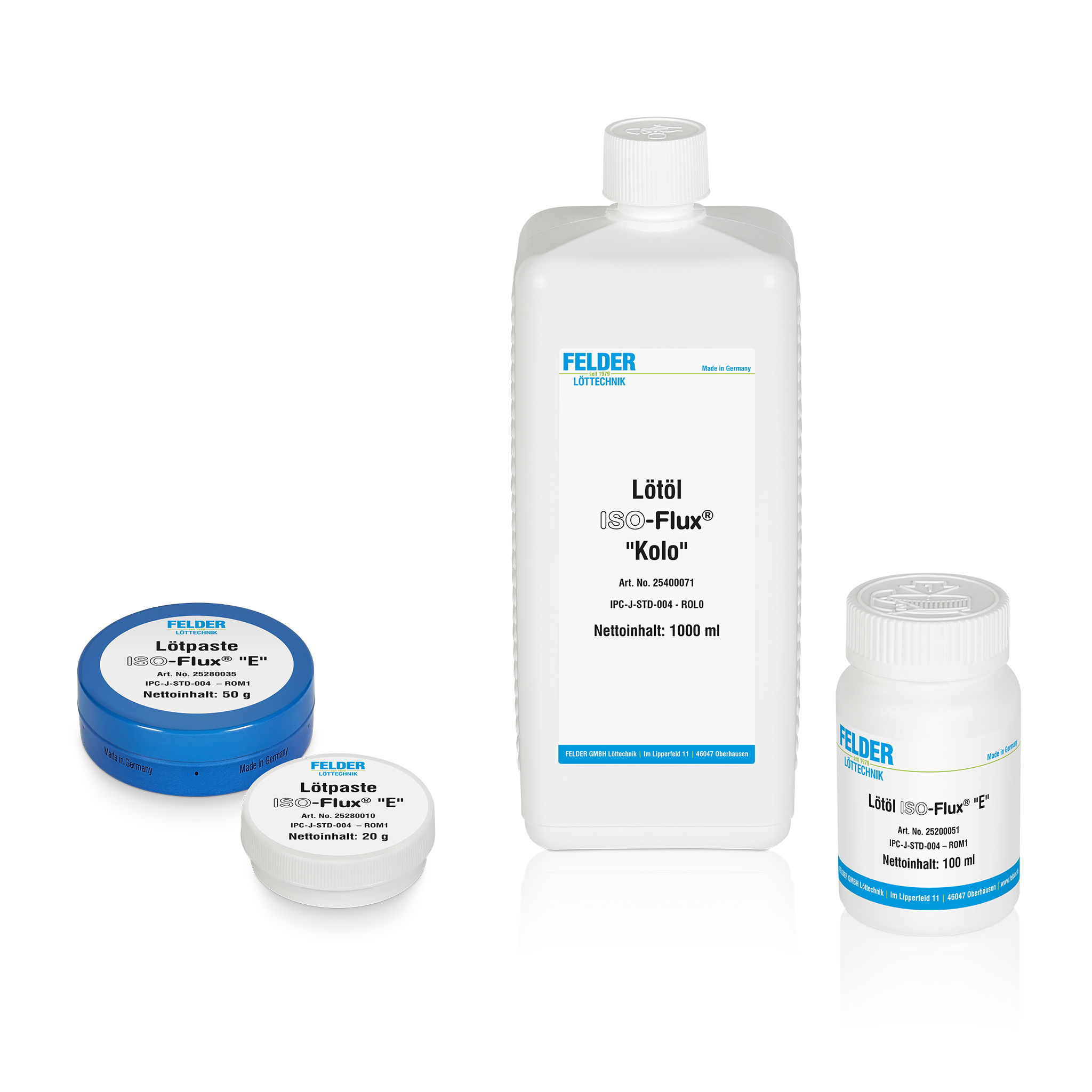 ISO-Flux Lötöle und Lötpasten